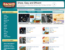 Tablet Screenshot of hackedflashgame.com